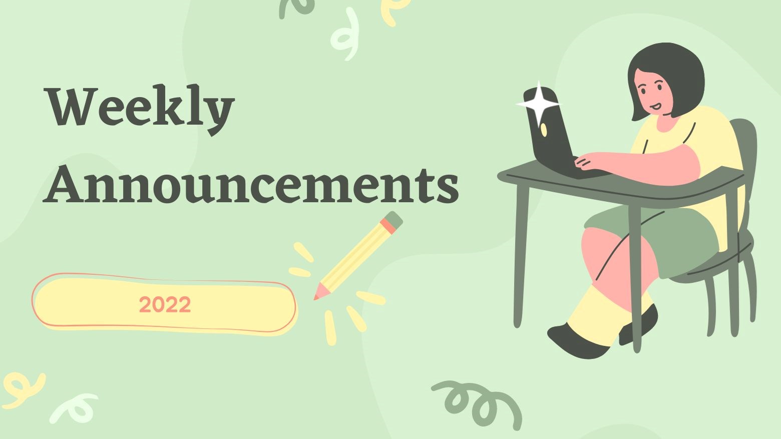 Weekly Announcements 2022